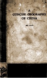 A CONCISE GEOGRAPHY OF CHINA