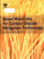 Novel materials for carbon dioxide mitigation technology