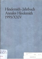 HINDEMITH-JAHRBUCH ANNALES HINDEMITH 1995/XXIV