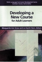 DEVELOPING A NEW COURSE FOR ADULT LEARNERS