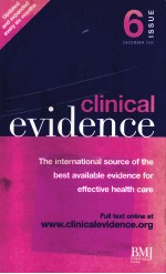 CLINICAL EVIDENCE 6 ISSUE