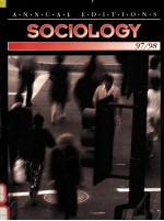 SOCIOLOGY 97/98 TWENTY-SIXTH EDITION