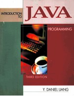 JAVA PROGRAMMING THIRD EDITION