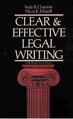 CLEAR AND EFFECTIVE LEGAL WRITING