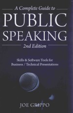 A COMPLETE GUIDE TO PUBLIC SPEAKING 2ND EDITION