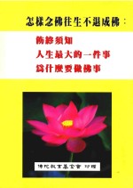 怎样念佛往生不退成佛  饬终须知  人生最大的一件事  为什么要做佛事