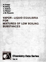 Vapor-Liquid Equilibria for Mixtures of Low Boiling Substances