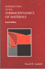 INTRODUCTION TO THE THERMODYNAMICS OF MATERIALS