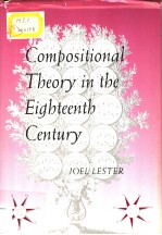 COMPOSITIONAL THEORY IN THE EIGHTEENTH CENTURY