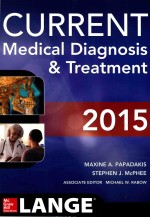 2015 CURRENT MEDICAL DIAGNOSIS & TREATMENT FIFTY-FOURTH EDITION