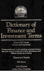 DICTIONARY OF FINANCE AND INVESTMENT TERMS FIFTH EDITION