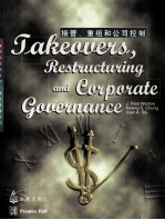 TAKEOVERS RESTRUCTURMG AND CORPORATE GOVERNANCE