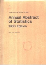 Annual Abstract of Statistics 1980  Edition