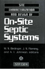 SITE CHARACTERIZATION AND DESIGN OF ON-SITE SEPTIC SYSTEMS