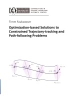 Optimization-based solutions to constrained trajectory-tracking and path-following problems