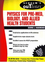 PHYSICS FOR PRE-MED BIOLOGY AND ALLIED HEALTH STURDENTS