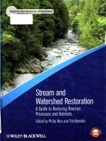 Stream and watershed restoration a guide to restoring riverine processes and habitats