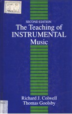 THE TEACHING OF INSTRUMENTAL MUSIC SECOND EDITION