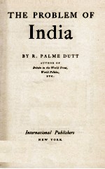 THE PROBLEM OF INDIA