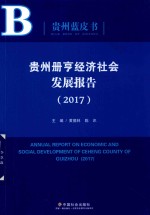 贵州册亨经济社会发展报告  2017