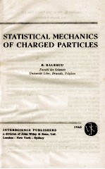 STATISTICAL MECHANICS OF CHARGED PARTICLES