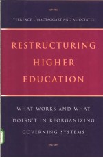 RESTRUCTURING HIGHER EDUCATION