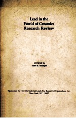 Lead in the World of Ceramics Research Review