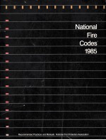 National Fire Codes 1985 Volume 7