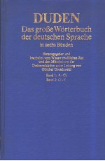 DUDEN DAS GROBE WORTERBUCH DER DEUTSCHEN SPRACHE IN SECHS BANDEN