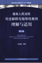 最高人民法院司法解释与指导性案例理解与适用  第2卷