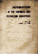 INSTRUMENTATION IN THE CHEMICAL AND FETROLEUM INDUSTRIES-Vol.16