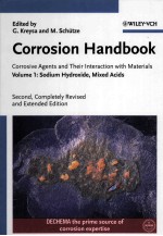 Corrosion Handbook Corrosive Agents and Their Interaction with Materials Volume 1 Sodium Hydroxide