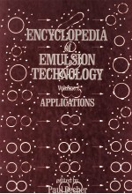 ENCYCLOPEDIA OF EMULSION TECHNOLOGY VOLUME 2 APPLICATIONS