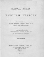 A SCHOOL ATLAS OF ENGLISH HISTORY