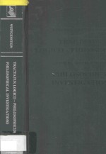 Tractatus Logico-Philosophicus  Ludwig Wittgenstein Philosophical Investigations