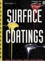 SURFACE COATINGS VOLUME 1 RAW MATERIALS AND THEIR USAGE