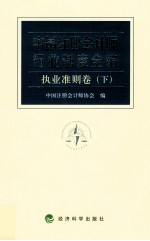 中国注册会计师行业制度全编  执业准则卷  下