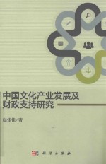 中国文化产业发展及财政支持研究