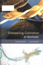 Concealing coloration in animals