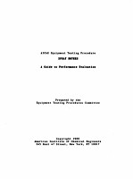 AIChE Equipment Testing Procedure SPRAY DRYERS