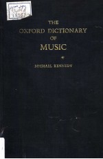 THE OXFORD DICTIONARY OF MUSIC