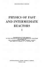 PHYSICS OF FAST AND INTERMEDIATE REACTORS I