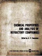 CHEMICAL PROPERTIES AND ANALYSIS OF REFRACTORY COMPOUNDS