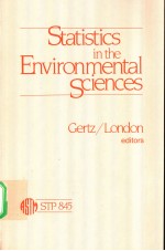 Statistics in the Environmental Sciences