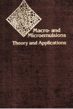 ACS SYMPOSIUM SERIES 272 Macro-and Microemulsions Theory and Applications