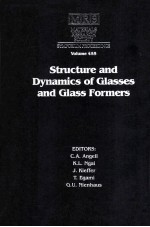 MATERIALS RESEARCH SOCIETY SYMPOSIUM PROCEEDINGS VOLUME 455 Structure and Dynamics of Glasses and Gl