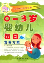 0-3岁婴幼儿喂养每日营养方案