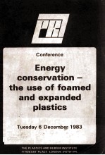 Energy conservation-the use of foamed and expanded plastics