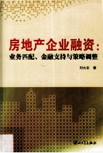 房地产企业融资  业务匹配、金融支持与策略调整