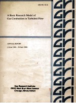 A Basic Research Model of Gas Combustion in Turbulent Flow